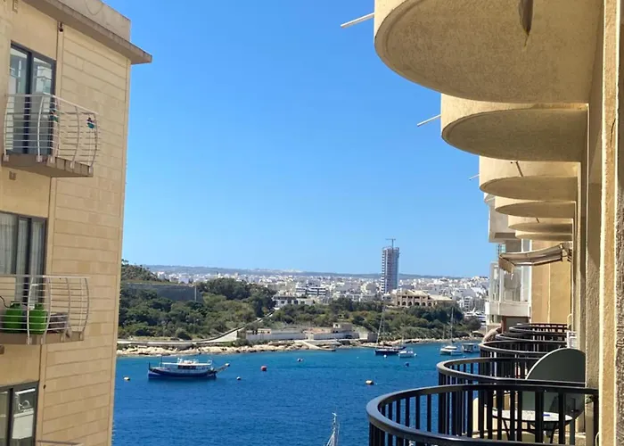 Elegant Sea View 3 Bed 2 Bath In Sliema With Parking * Gzira